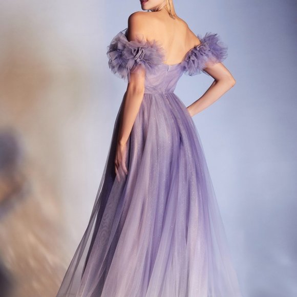 Sweetheart Neck Off Shoulder Evening Dress CD949 - Picture 3 of 7